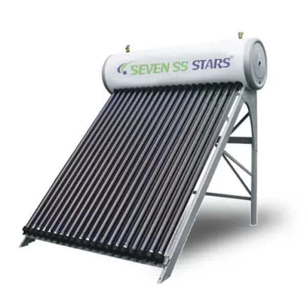 Seven SS Stars 200L Non-Pressurized Solar Water Heater in Kenya